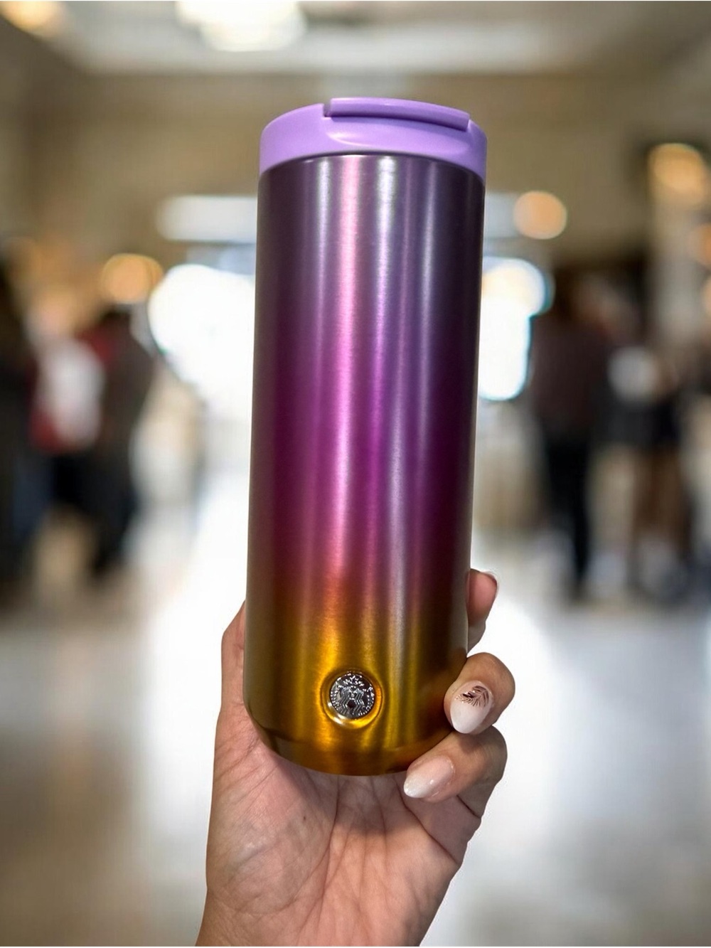 2020 Starbucks Sunset Ombre Stainless Steel Vaccum Insulated Tumbler, 12 ozs